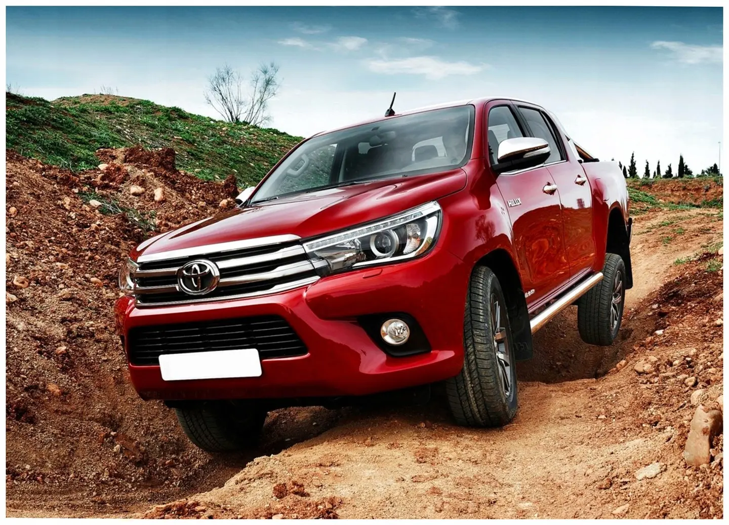 Frontlykter Toyota Hilux VIII 2015 - 2020 │ LED PROJECTOR TRUE DRL BLACK – bilde 7