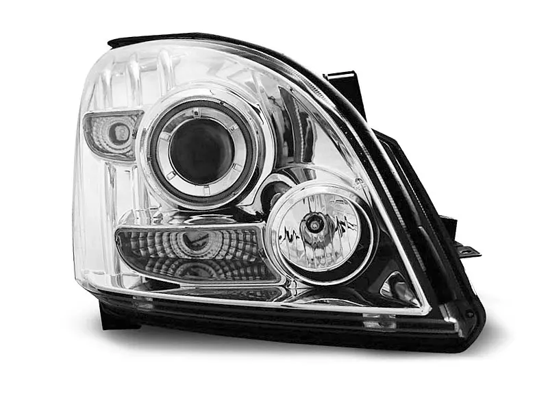 Frontlykter TOYOTA LAND CRUISER (120) 2003-2009 ANGEL EYES CHROME CCFL – bilde 2