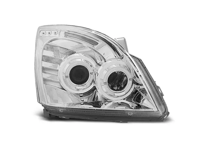 Frontlykter TOYOTA LAND CRUISER (120) 2003-2009 ANGEL EYES CHROME – bilde 3