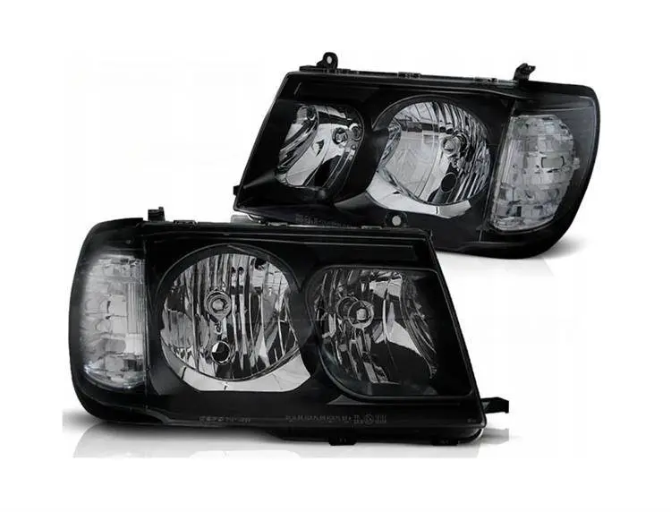 Frontlykter Toyota Land Cruiser J100 1998 - 2004 | Black Edition