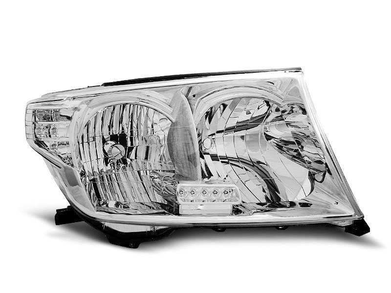Frontlykter Toyota Land Cruiser J200 2007 - 2012  │ CHROME LED – bilde 2