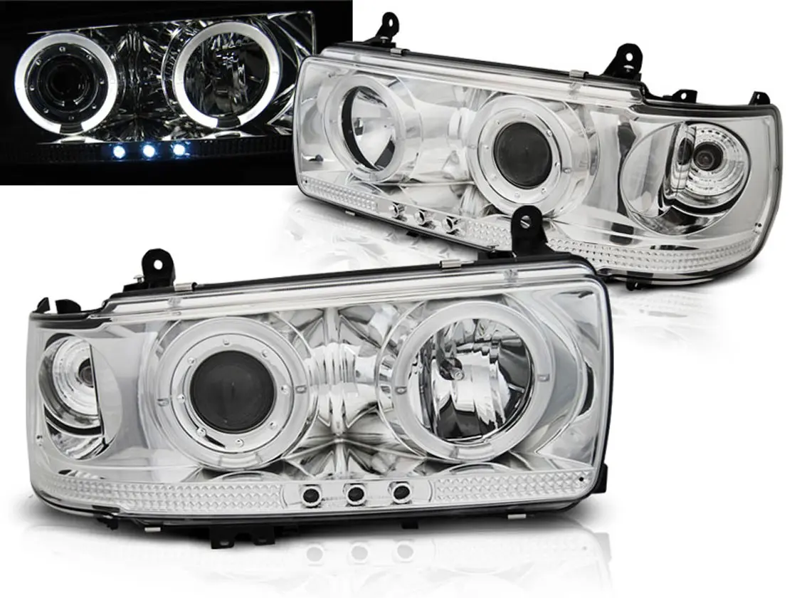 Frontlykter Toyota Land Cruiser J80 1990 – 1997 │ CHROME