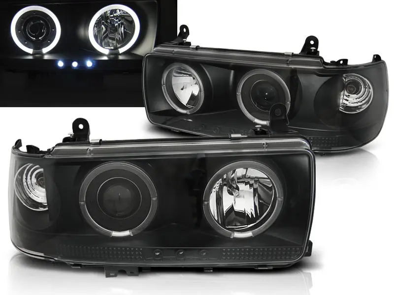Frontlykter Toyota Land Cruiser J80 1990 - 1998 │ BLACK – bilde 2