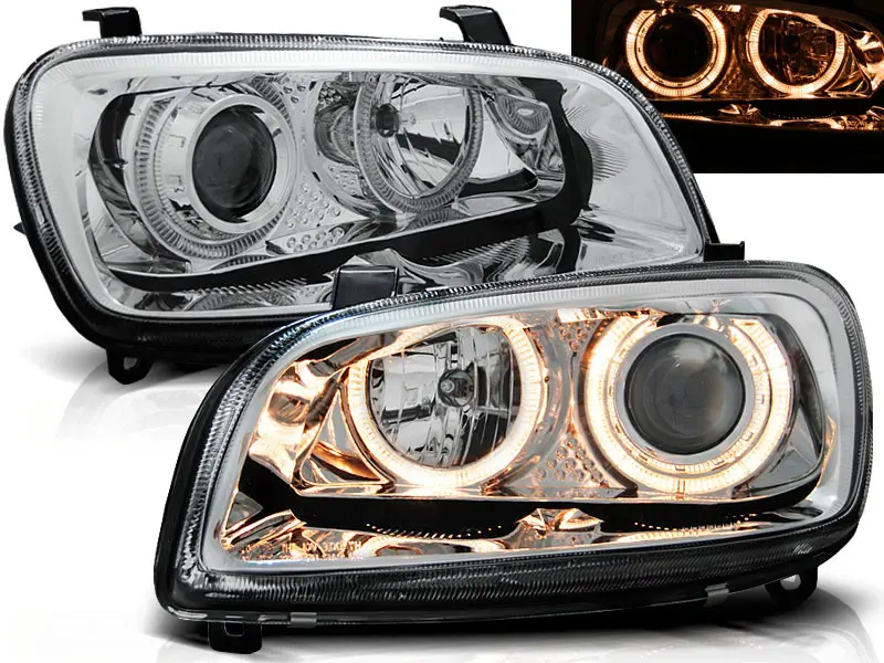 Frontlykter TOYOTA RAV4 I 1994 - 2000 | ANGEL EYES CHROME