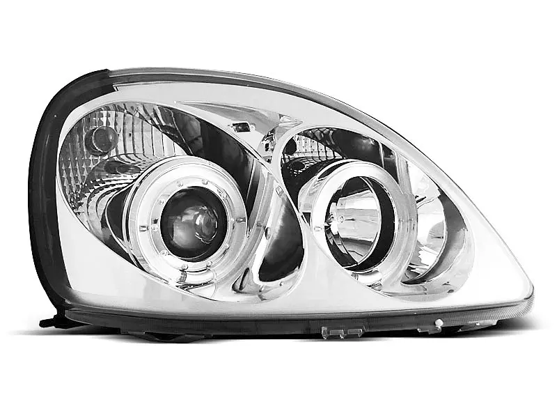 Frontlykter TOYOTA YARIS 1999-2003 ANGEL EYES CHROME – bilde 3