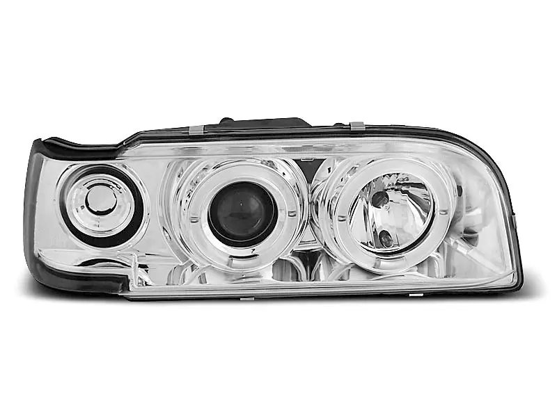 Frontlykter VOLVO 850 1992-1996 ANGEL EYES CHROME – bilde 3