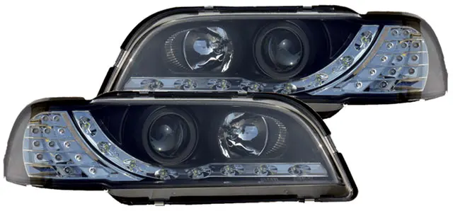 Frontlykter VOLVO S40/V40 1996-2000 DAYLIGHT BLACK – bilde 2