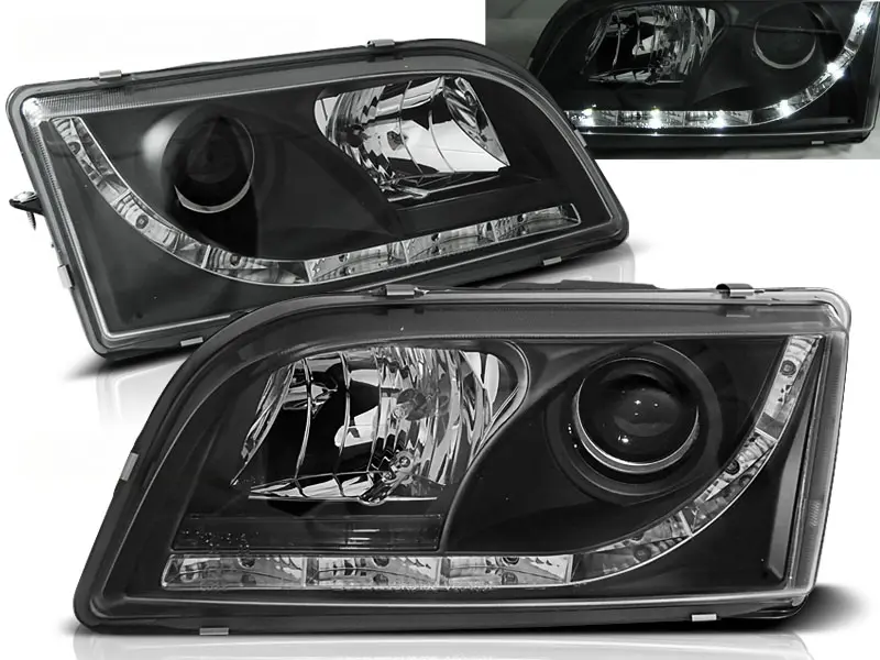 Frontlykter VOLVO S40/V40 1996-2003 DAYLIGHT BLACK