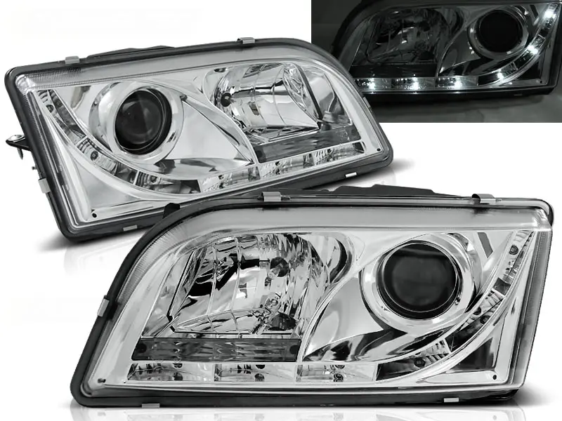 Frontlykter VOLVO S40/V40 1996-2003 DAYLIGHT CHROME