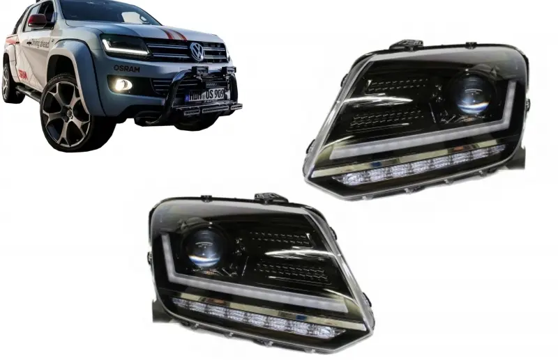 Frontlykter VW Amarok I  2009 - 2022 │ Full LEDriving sett 2 stk. Image 1