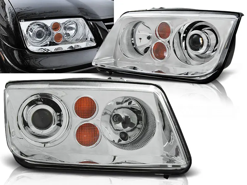 Frontlykter VW Bora 1998 - 2005 │ CHROME