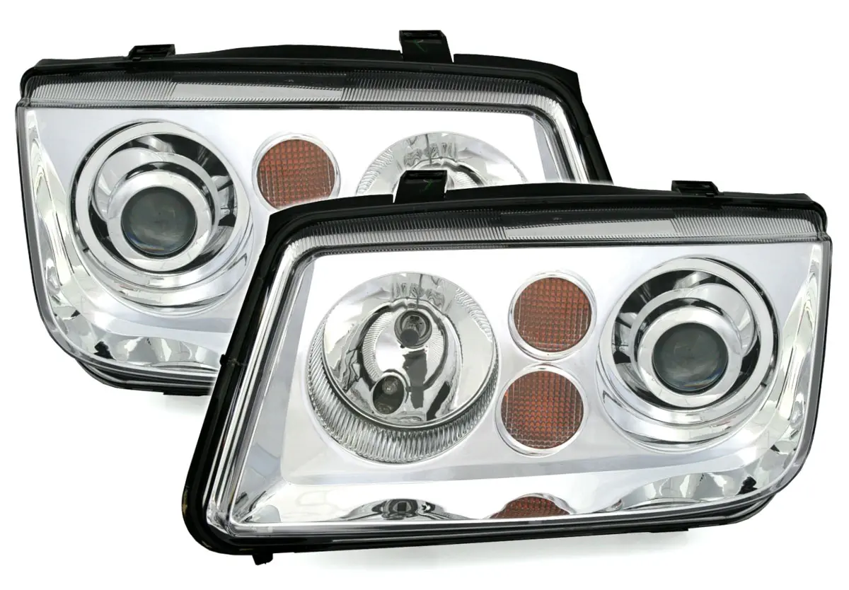 Frontlykter VW Bora 1998 - 2005 │ CHROME – bilde 4