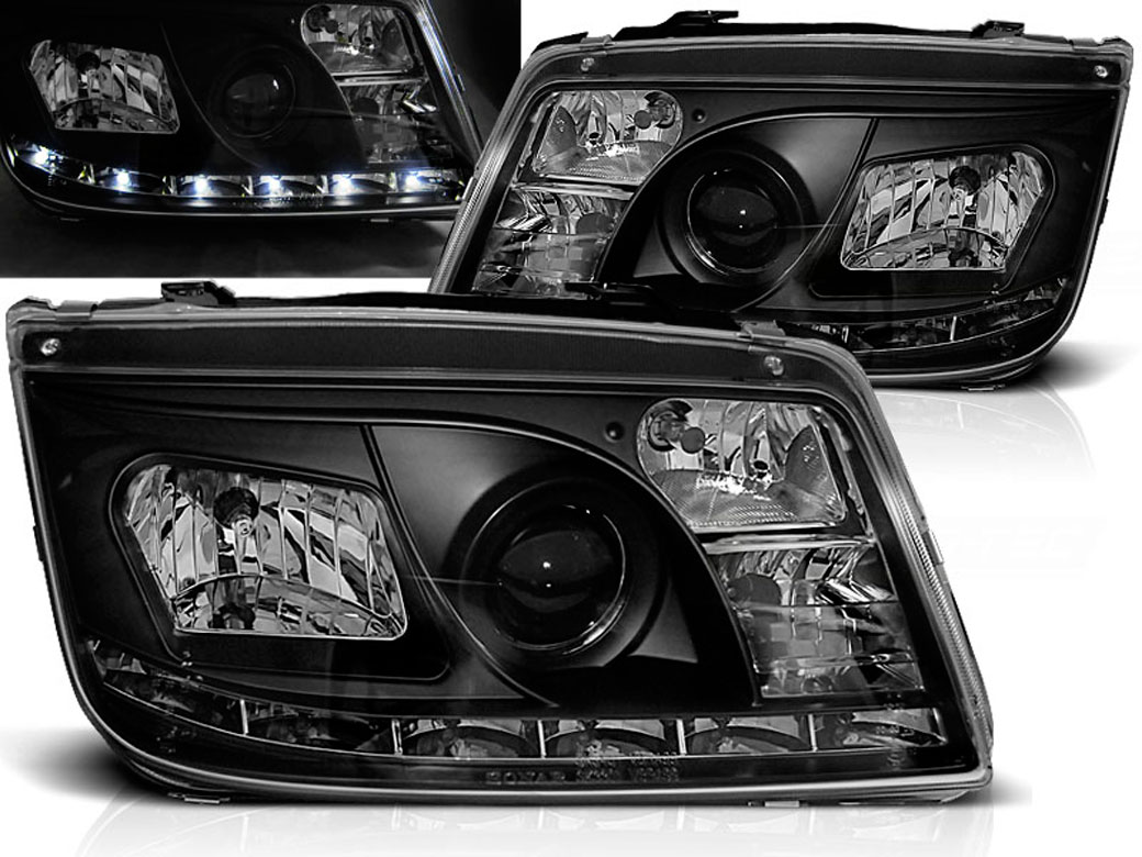 Frontlykter VW Bora 1998 - 2005 │ DAYLIGHT BLACK