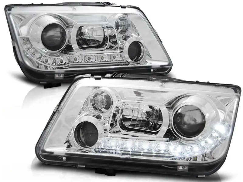 Frontlykter VW Bora 1998 - 2005 │ DAYLIGHT CHROME – bilde 2