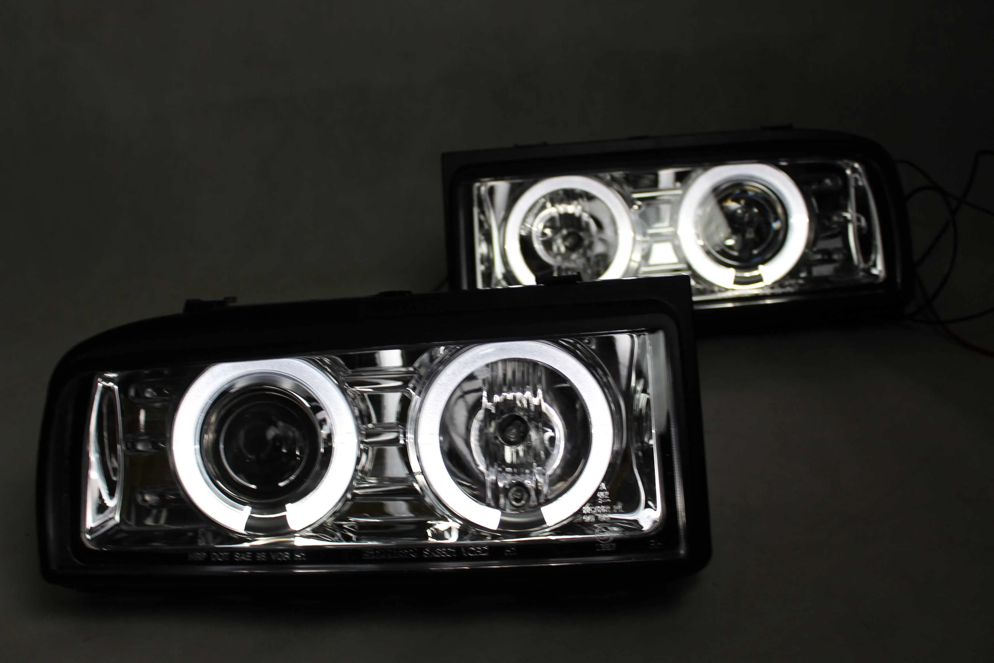 Frontlykter VW CORRADO 1988-1995 ANGEL EYES BLACK – bilde 3
