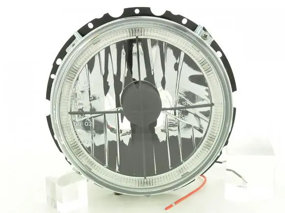 Frontlykter VW Golf 1 1974-1983 │ Angel Eyes Chrome – bilde 2