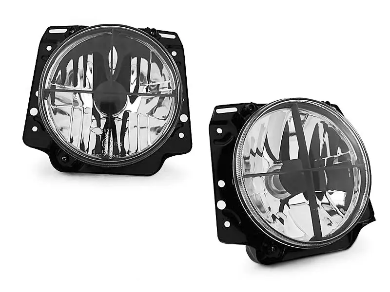 Frontlykter VW GOLF 2 1983-1991 CHROME – bilde 2