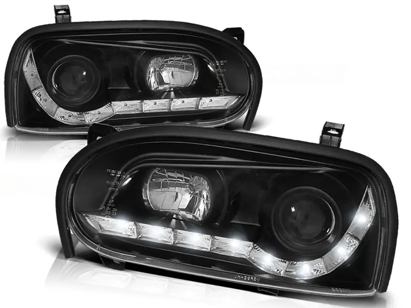Frontlykter VW GOLF 3 1991-1997 DAYLIGHT BLACK