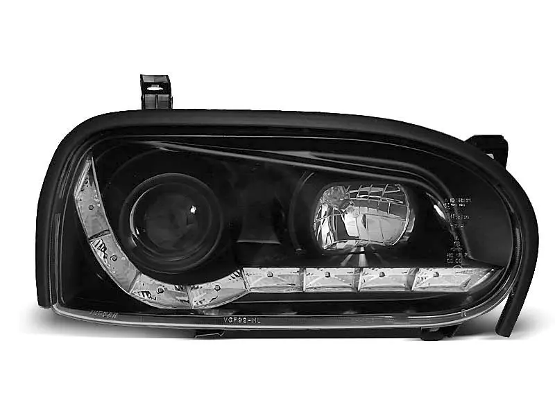 Frontlykter VW GOLF 3 1991-1997 DAYLIGHT BLACK – bilde 2