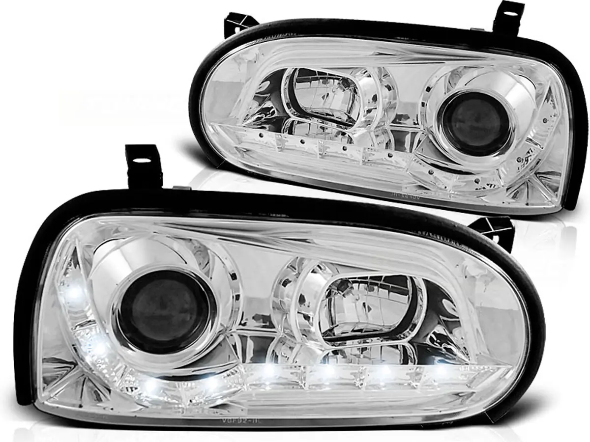 Frontlykter VW GOLF 3 1991-1997 DAYLIGHT CHROME
