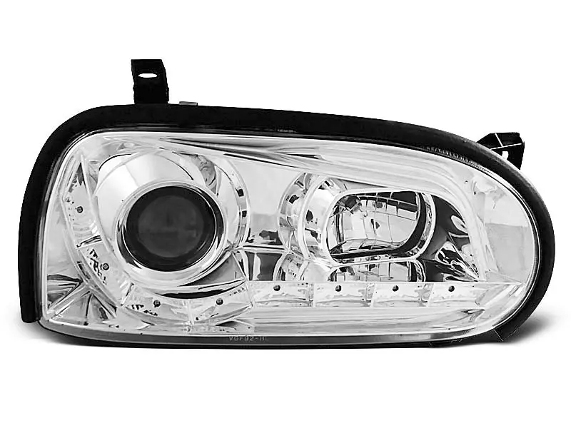 Frontlykter VW GOLF 3 1991-1997 DAYLIGHT CHROME – bilde 2