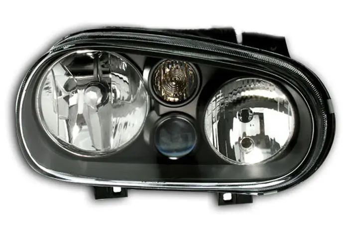 Frontlykter VW GOLF 4 1997-2003 BLACK – bilde 2