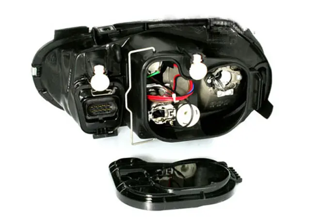 Frontlykter VW GOLF 4 1997-2003 BLACK – bilde 3