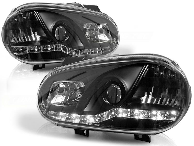 Frontlykter VW GOLF 4 1997-2003 DAYLIGHT BLACK