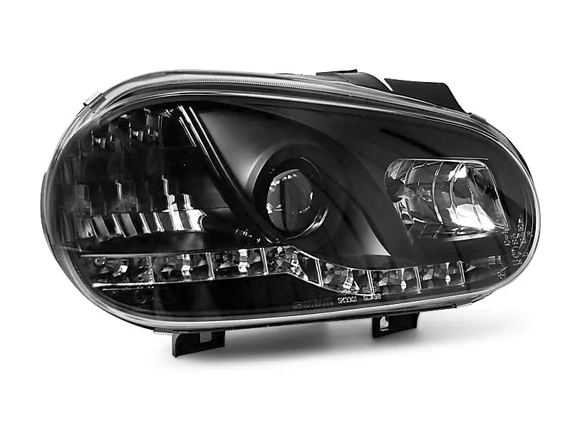 Frontlykter VW GOLF 4 1997-2003 DAYLIGHT BLACK – bilde 2