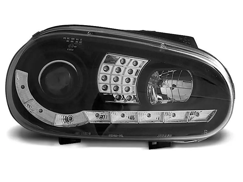 Frontlykter VW GOLF 4 1997-2003 DAYLIGHT BLACK – bilde 3
