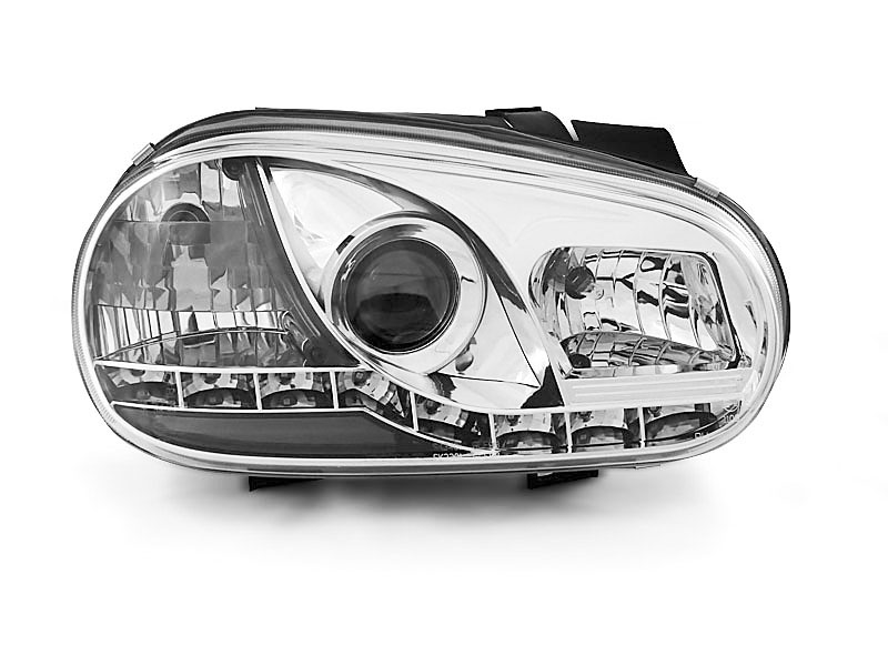 Frontlykter VW GOLF 4 1997-2003 DAYLIGHT CHROME – bilde 2