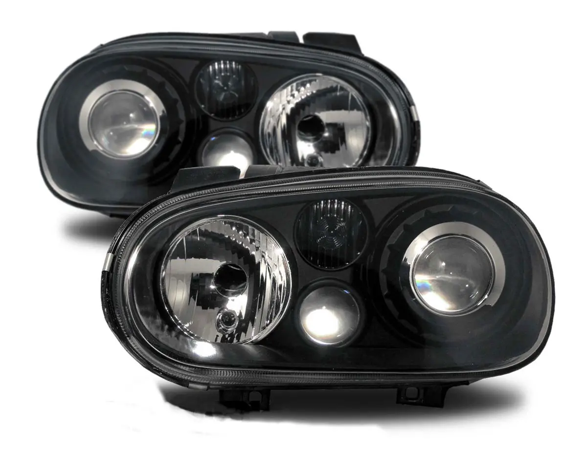 Frontlykter VW GOLF 4 1997-2003 SPORT BLACK – bilde 2