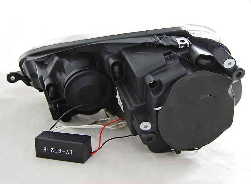 Frontlykter VW GOLF 5 2003-2009 ANGEL EYES CCFL CHROME – bilde 2