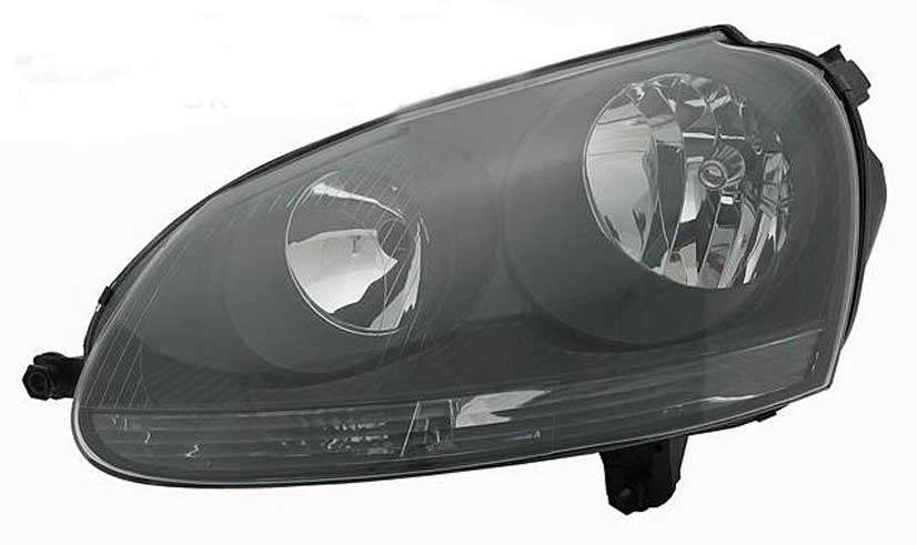 Frontlykter VW GOLF 5 2003-2009 BLACK  – bilde 2