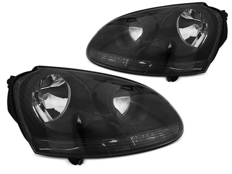 Frontlykter VW GOLF 5 2003-2009 BLACK  – bilde 3