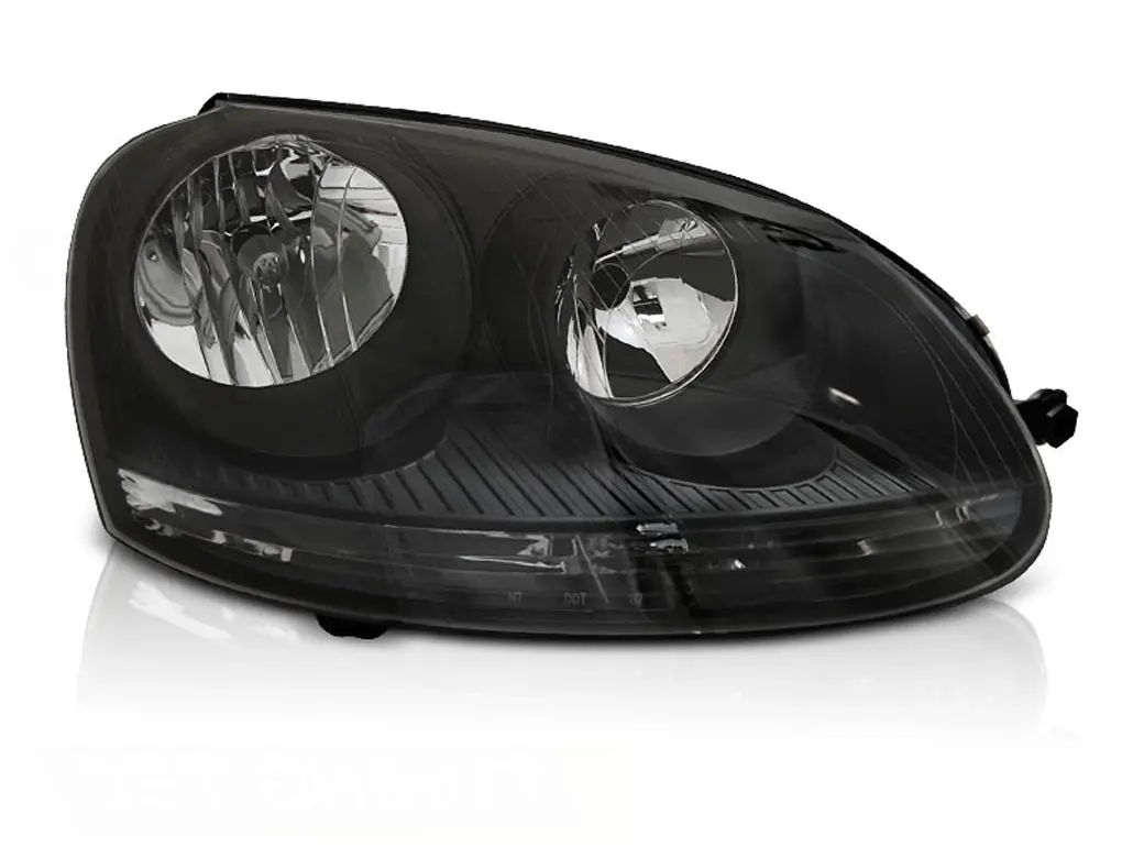 Frontlykter VW GOLF 5 2003-2009 BLACK RIGHT SIDE TYC