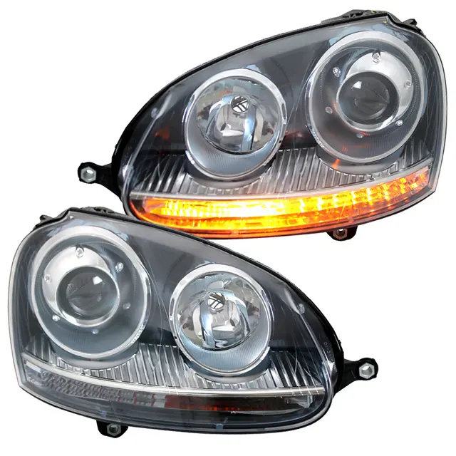 Frontlykter VW GOLF 5 2003-2009 SPORT BLACK – bilde 4