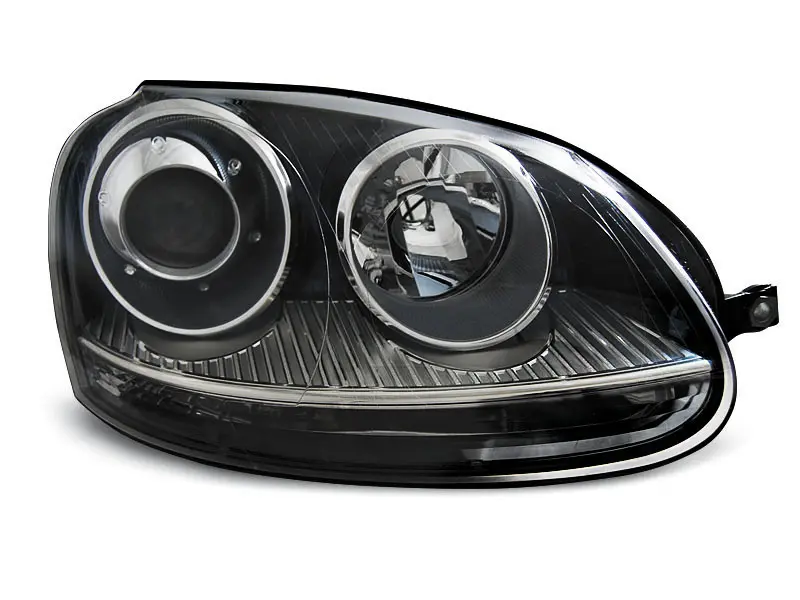 Frontlykter VW GOLF 5 2003-2009 SPORT BLACK – bilde 7