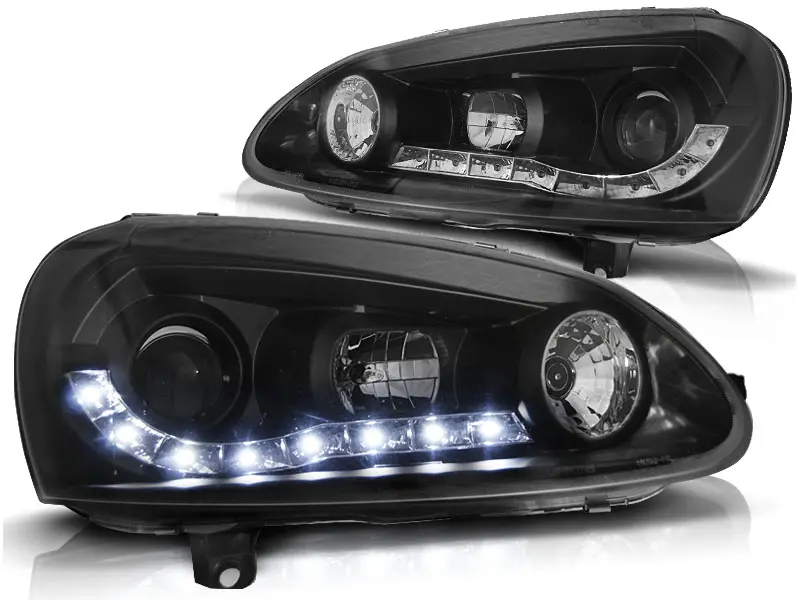 Frontlykter VW GOLF 5 DAYLIGHT BLACK – bilde 2