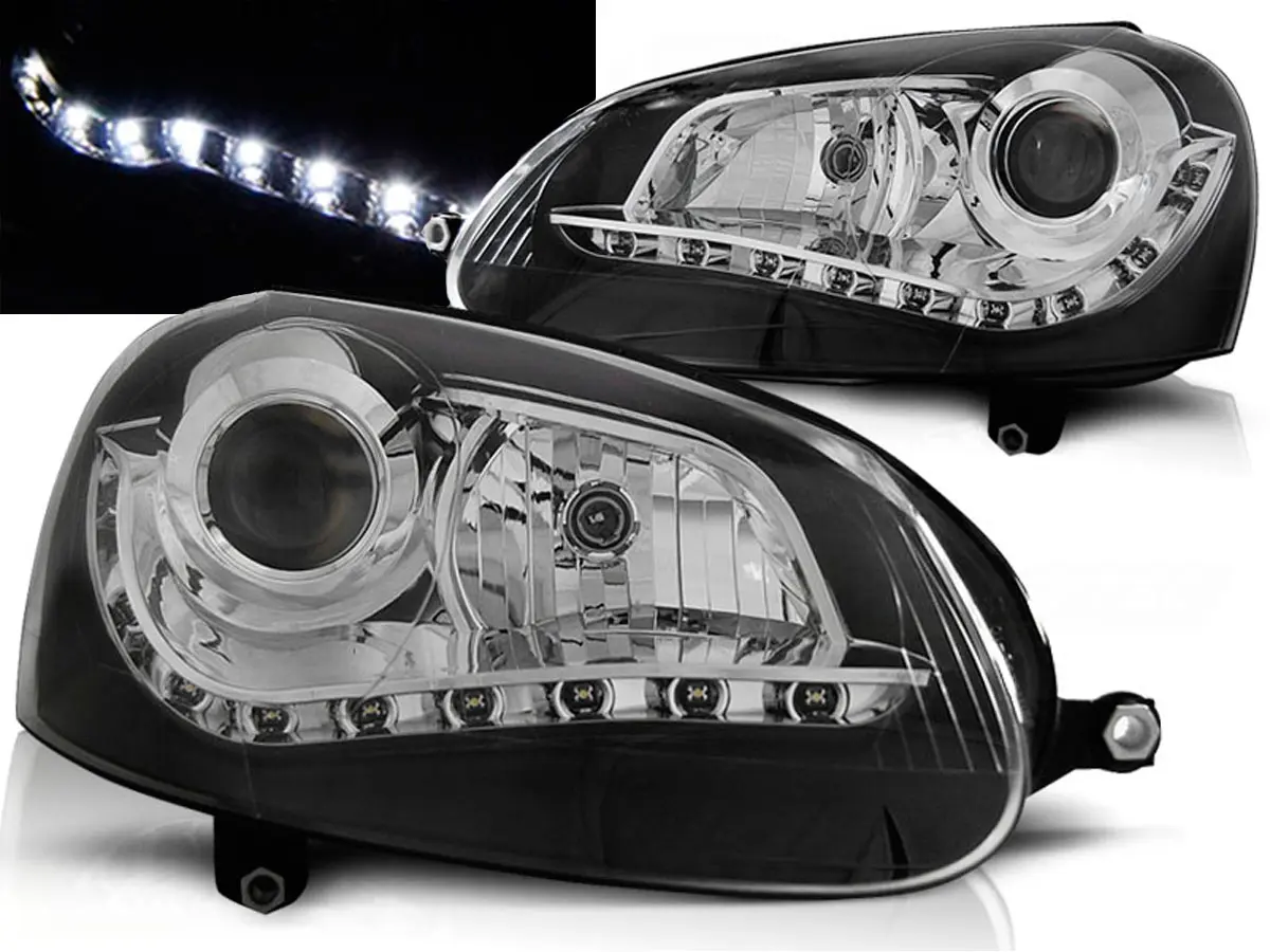 Frontlykter VW GOLF 5 XENON BLACK