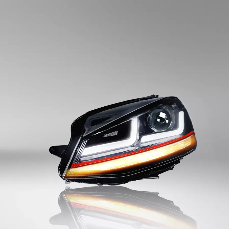 Frontlykter VW Golf 7 2012 - 2017  │ Genuine® Osram GTI Design LEDriving headlights - sett 2 stk. – bilde 2