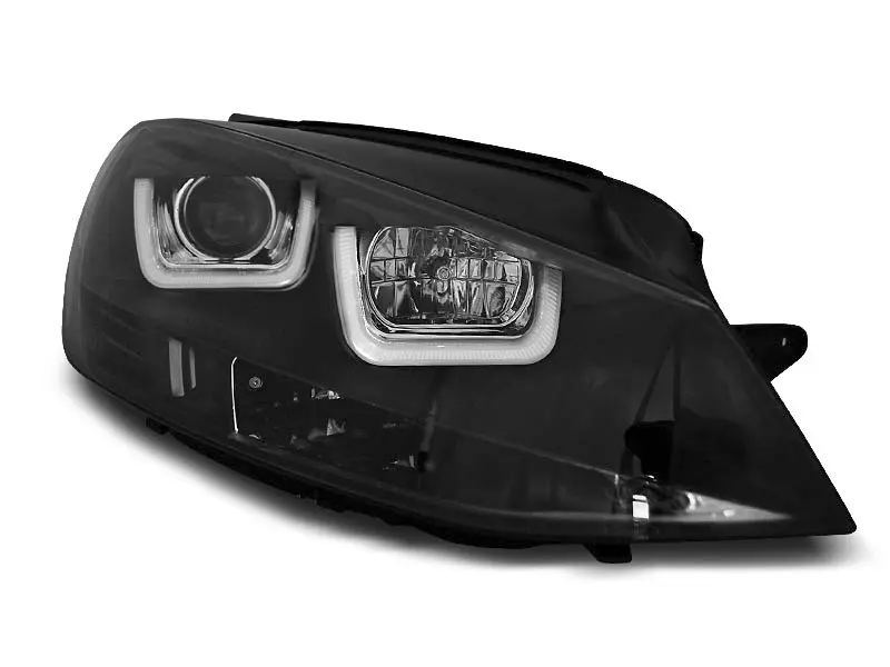 Frontlykter VW GOLF 7 2012-2017 U-LED LIGHT BLACK – bilde 6