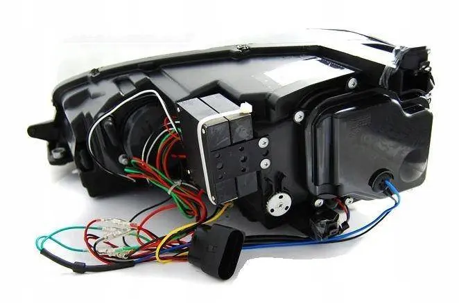 Frontlykter VW GOLF 7 2012-2017 U-LED LIGHT BLACK WITH BLACK LINE – bilde 5