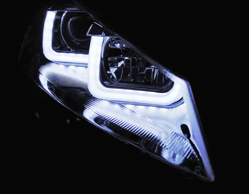 Frontlykter VW GOLF 7 2012-2017 U-LED LIGHT CHROME – bilde 4