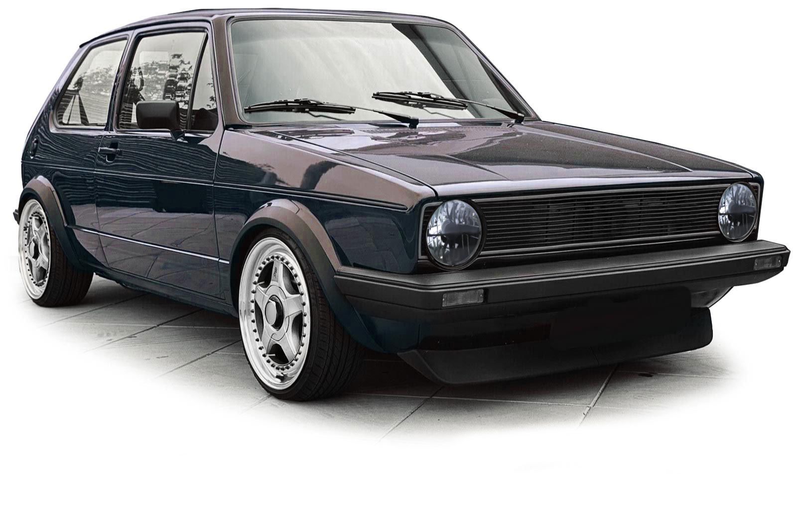 Frontlykter VW GOLF MK1 1974-1983 CHROME  – bilde 5