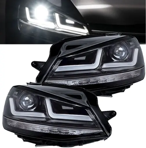 Frontlykter VW Golf MK7 LEDriving Black Edition Image 1