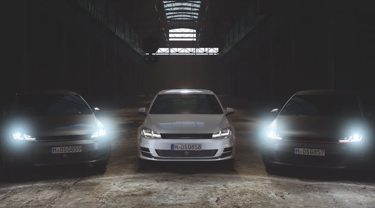 Frontlykter VW Golf MK7 LEDriving Black Edition Image 16