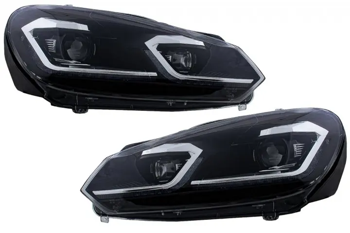 Frontlykter VW Golf VI 2008 - 2014 │ LED Dynamic G7.5 Look
