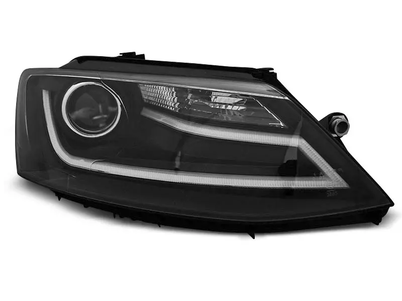 Frontlykter VW JETTA VI 2011-2018 TUBE LIGHT BLACK – bilde 5