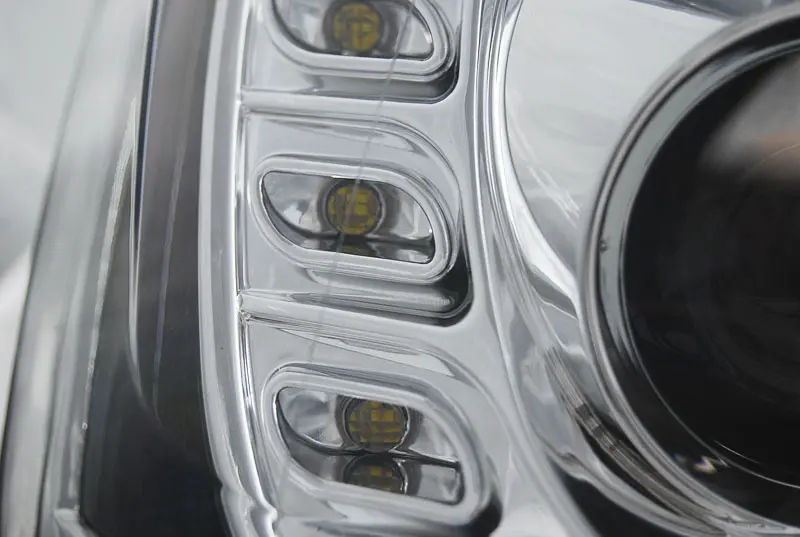 Frontlykter VW JETTA VI 2011-2018 TUBE LIGHT DRL CHROME – bilde 3